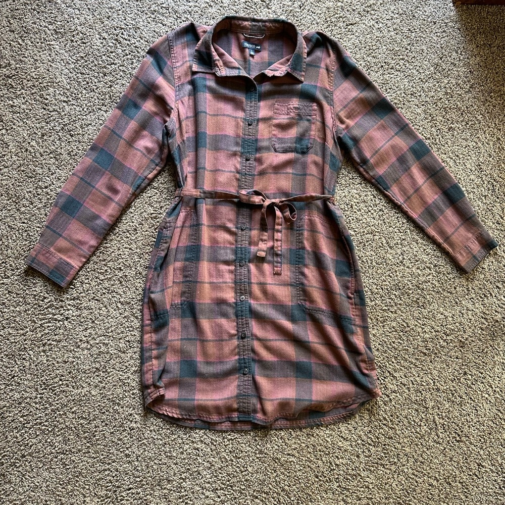 Toad&Co Flannel dress/ long shirt